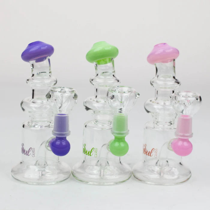 [6 Pack Bundle] 6" SOUL Glass mini bong [S2074] Glass Bong ONE