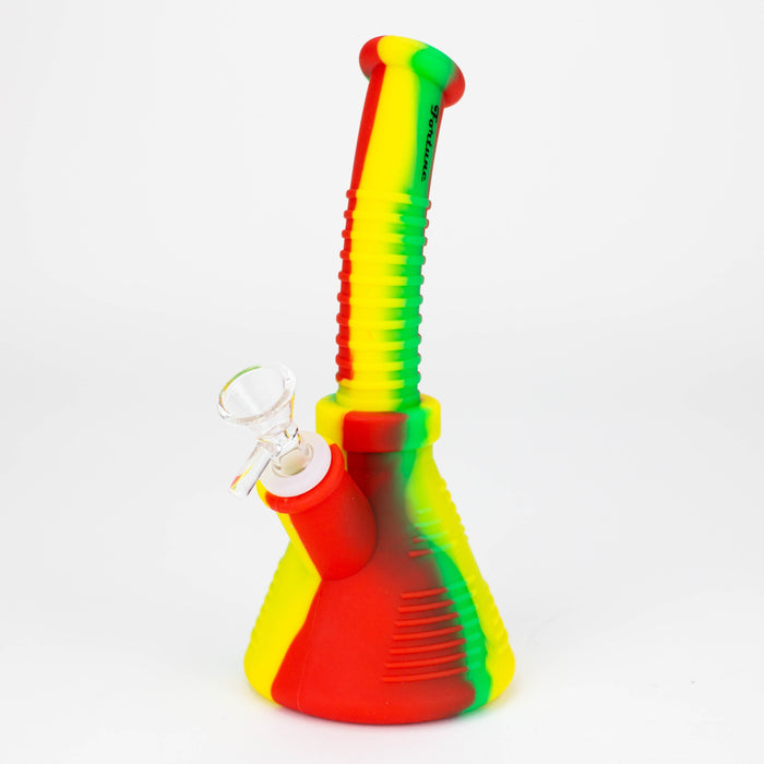 Fortune | 8.5" Angled Silicone Waterpipe-Assorted [SP1019] Resin · Silicone · Plastic Bong Super Supplys Inc