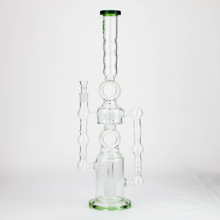 H2O | 22" Glass water bong [H2O-5021]