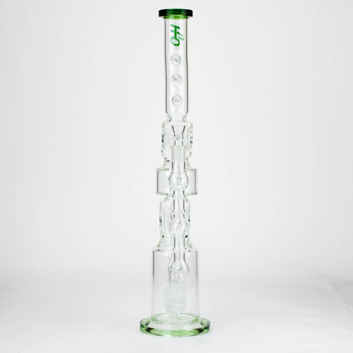 H2O | 22" Glass water bong [H2O-5021]