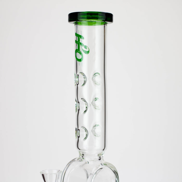 H2O | 22" Glass water bong [H2O-5021]