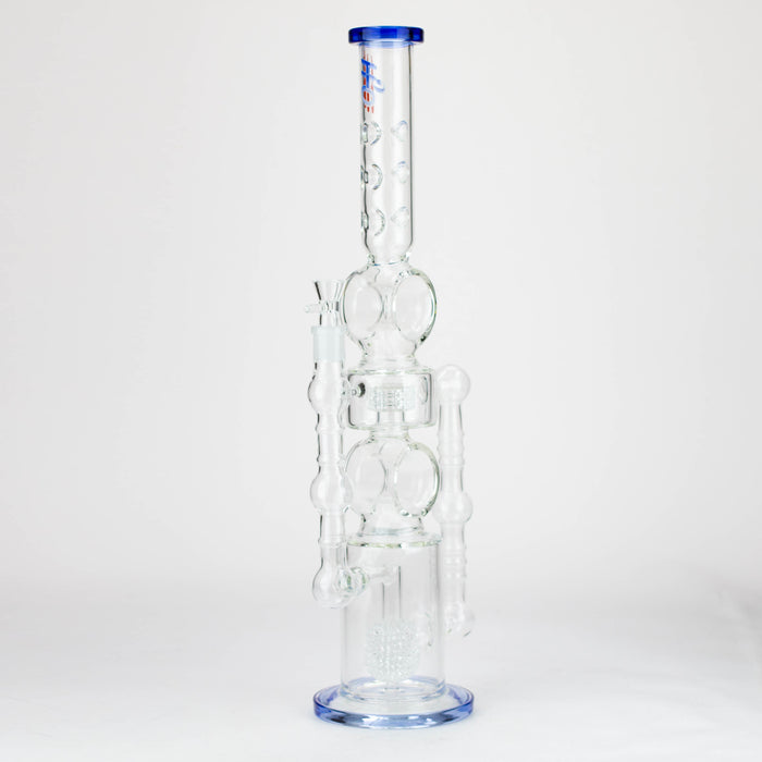 H2O | 22" Glass water bong [H2O-5021] Other Shaped Bong Canadian Distributor Blue
