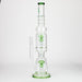 H2O | 21" Percolator glass water bong [H2O-5018] Glass Bong Canadian Distributor