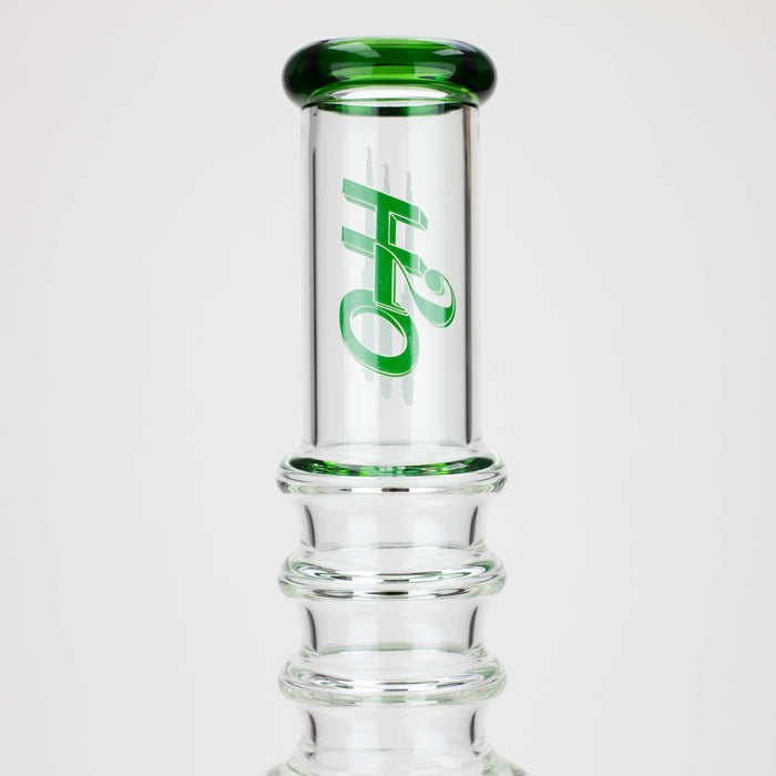 H2O | 21" Percolator glass water bong [H2O-5018] Glass Bong Canadian Distributor