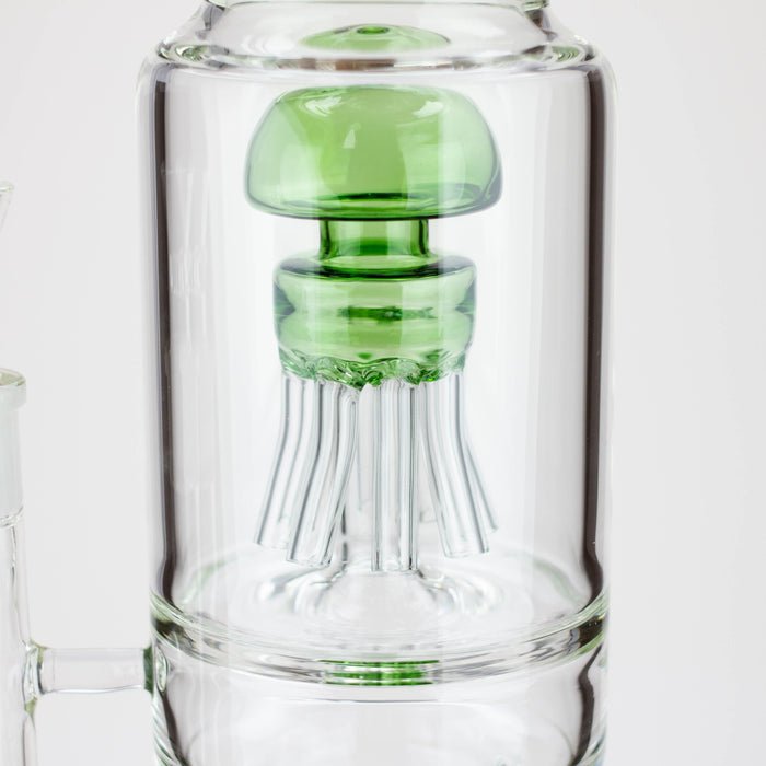 H2O | 21" Percolator glass water bong [H2O-5018] Glass Bong Canadian Distributor