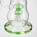 H2O | 21" Percolator glass water bong [H2O-5018] Glass Bong Canadian Distributor