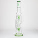 H2O | 21" Percolator glass water bong [H2O-5018] Glass Bong Canadian Distributor