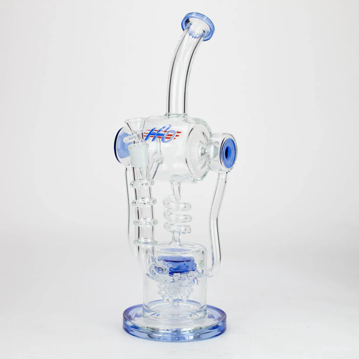 [4 Pack Bundle] H2O | 14" glass water bong [H2O-5022] Glass Bong ONE