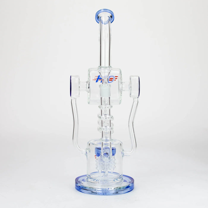 [4 Pack Bundle] H2O | 14" glass water bong [H2O-5022] Glass Bong ONE