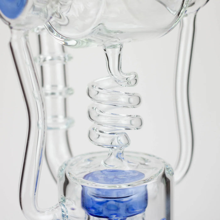 [4 Pack Bundle] H2O | 14" glass water bong [H2O-5022] Glass Bong ONE