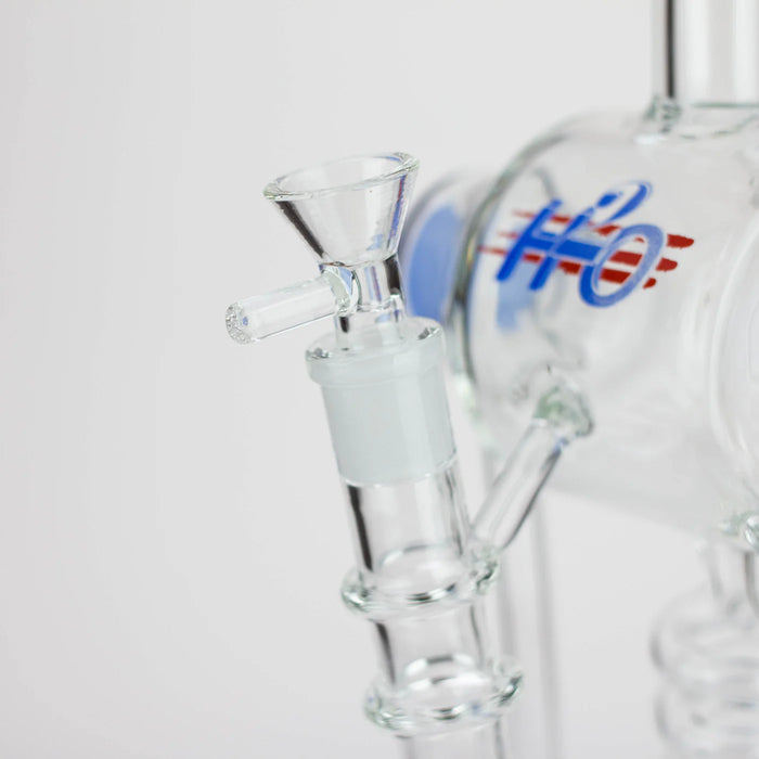 [4 Pack Bundle] H2O | 14" glass water bong [H2O-5022] Glass Bong ONE