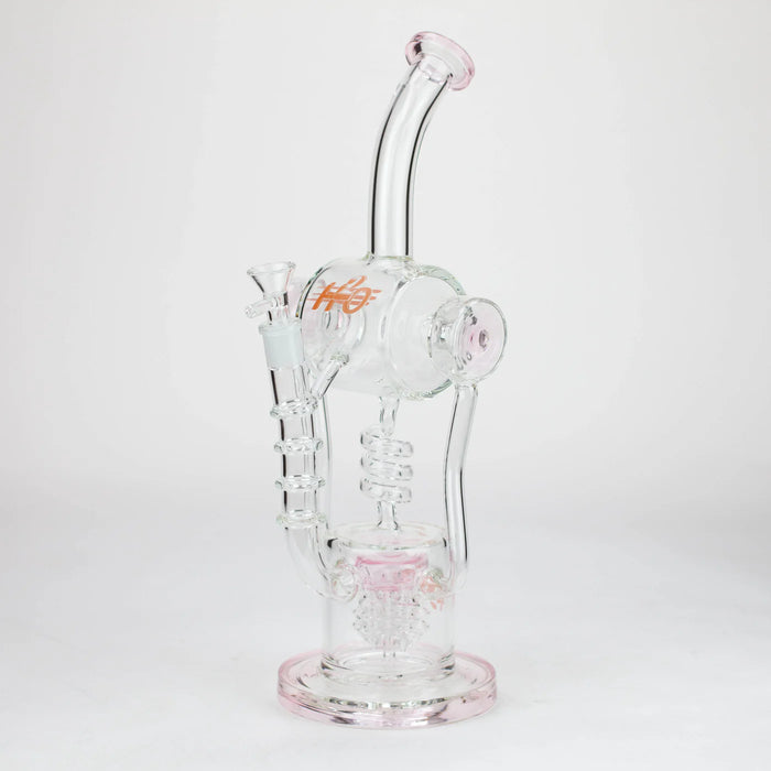 [4 Pack Bundle] H2O | 14" glass water bong [H2O-5022] Glass Bong ONE