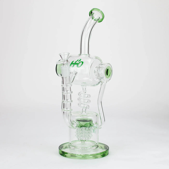 [4 Pack Bundle] H2O | 14" glass water bong [H2O-5022] Glass Bong ONE
