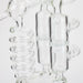 H2O | 12" Coil Glass water recycle bong [H2O-5027] Glass Bong Canadian Distributor