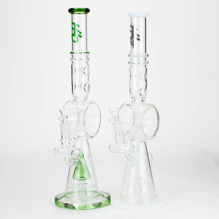 H2O | 19" Cone diffuser glass water bong [H2O-5012]