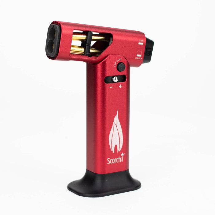 Scorch Torch | Adjustable Dual Jet Torch Lighter [51559] Torch Canadian Distributor Red