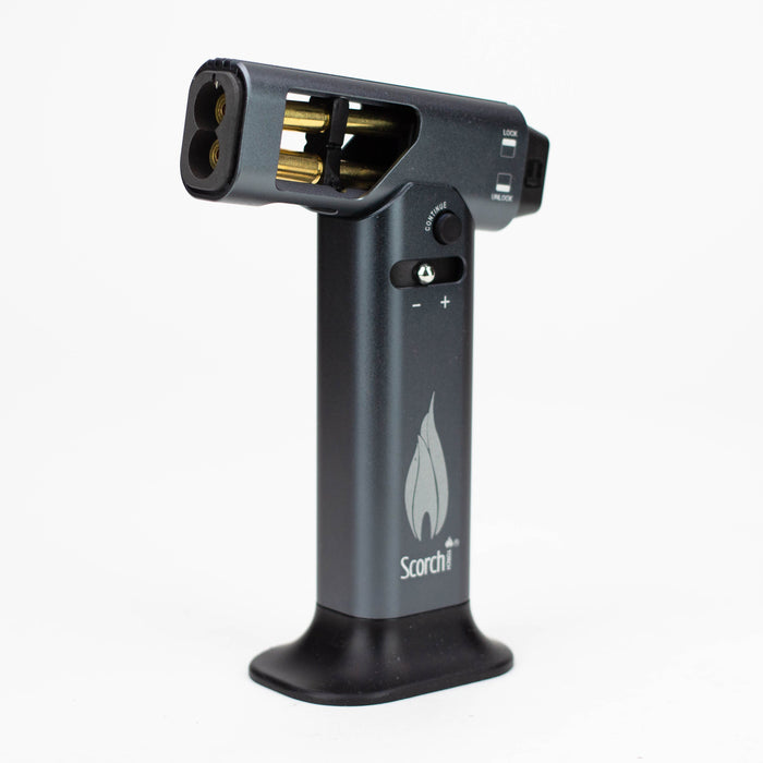 Scorch Torch | Adjustable Dual Jet Torch Lighter [51559] Torch Canadian Distributor Grey