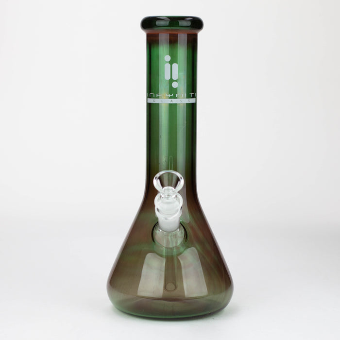 Infyniti |12' Green tube glass water bong