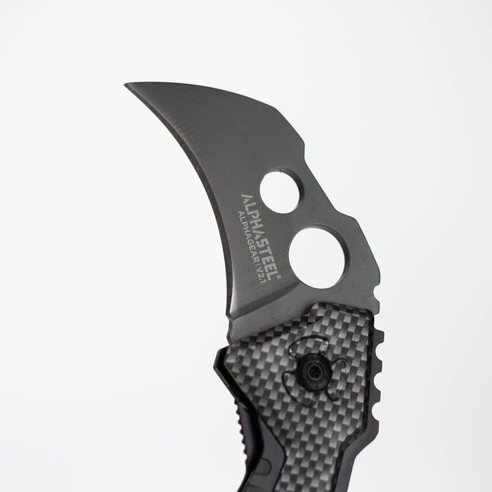 ALPHASTEEL | 7" Folding pocket knife [DA46] Folding Knife JJ Distribution
