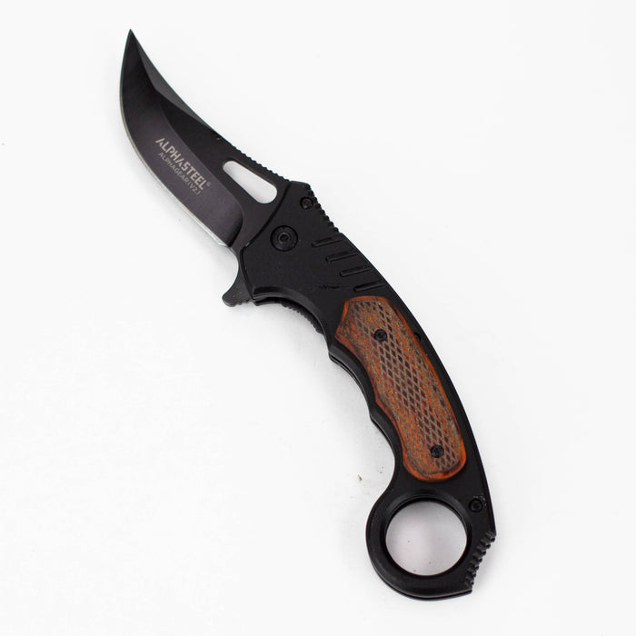 ALPHASTEEL | 8.5" Folding pocket knife [FA25] Folding Knife JJ Distribution