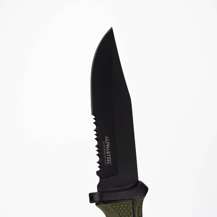 ALPHASTEEL | Fixed Blade Knife with ABS Sheath [2818] Fixed Blade Knife JJ Distribution