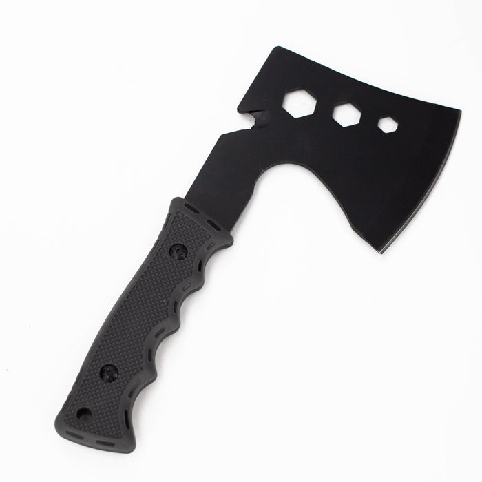 ALPHASTEEL | Tactical Axe with Sheath Black Hatchet [F103A] Sword · Machete · Axe JJ Distribution
