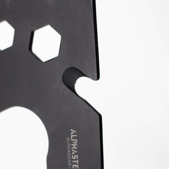 ALPHASTEEL | Tactical Axe with Sheath Black Hatchet [F103A] Sword · Machete · Axe JJ Distribution
