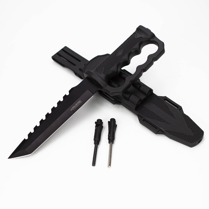 ALPHASTEEL | 11.5″ Tactical Hunting Knife [2628A]