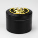 4 parts color grinder with a cubic zirconia decoration lid Box of 6 Display Pack ONE