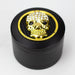 4 parts color grinder with a cubic zirconia decoration lid Box of 6 Display Pack ONE