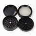 4 parts color grinder with a cubic zirconia decoration lid Box of 6 Display Pack ONE