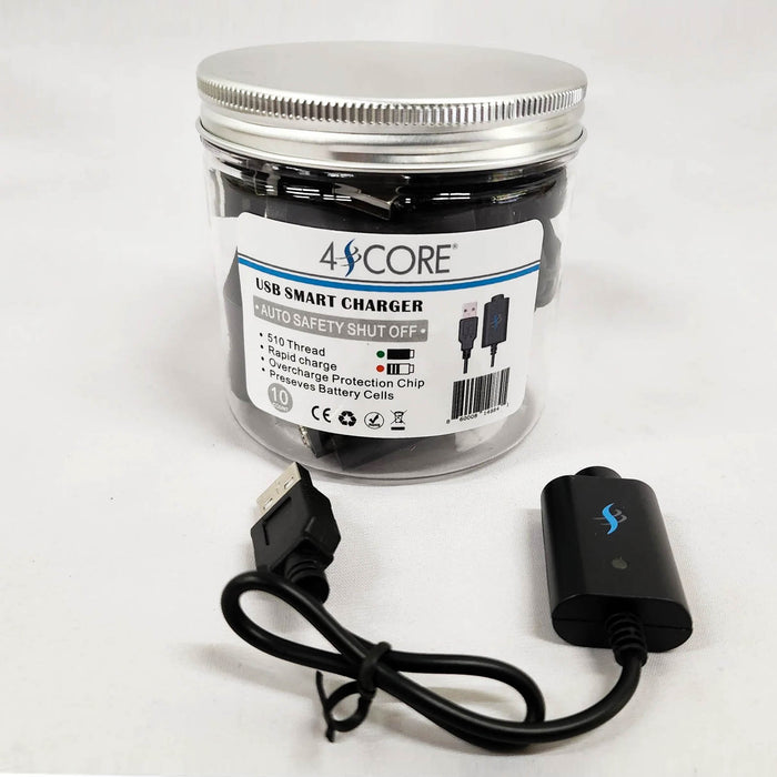 4 Score | Extra Corded USB Chargers Jar of 10 Charging Cable · Accessory 4SCORE™