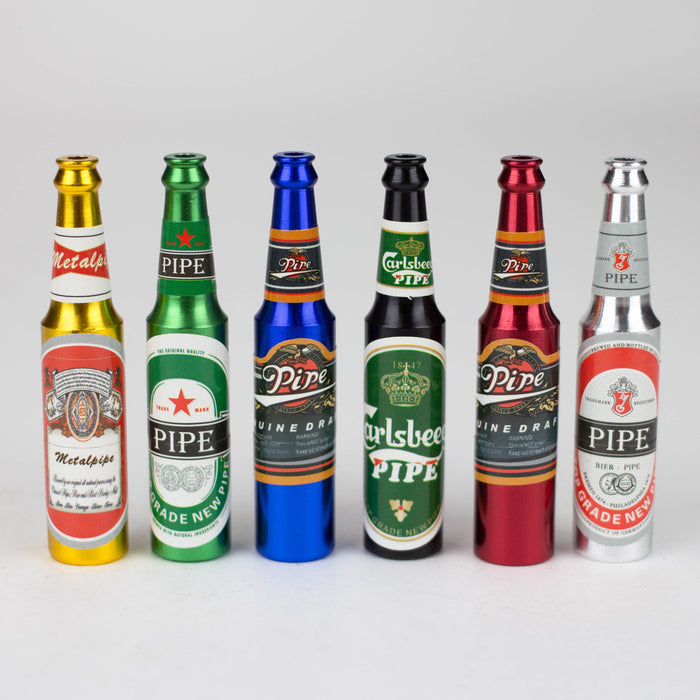 2.75" Beer Bottle Aluminium Pipe Box of 48 Metal Pipe ONE