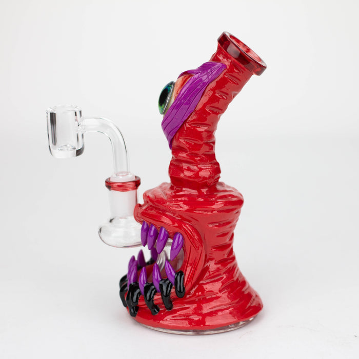 6" Resin 3D glow artwork Dab Rig [TX813] Bongs ONE