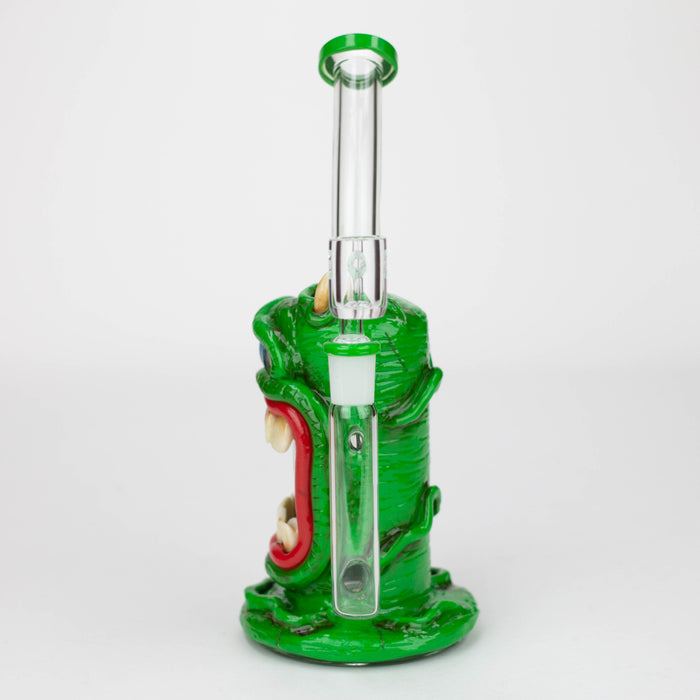 9.5" Resin 3D glow artwork Dab Rig [TX806] Resin · Silicone Rig ONE
