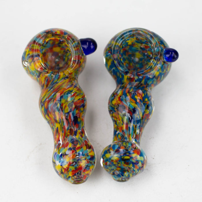 3.5" softglass hand pipe Pack of 2 [10852] Glass Pipe ONE