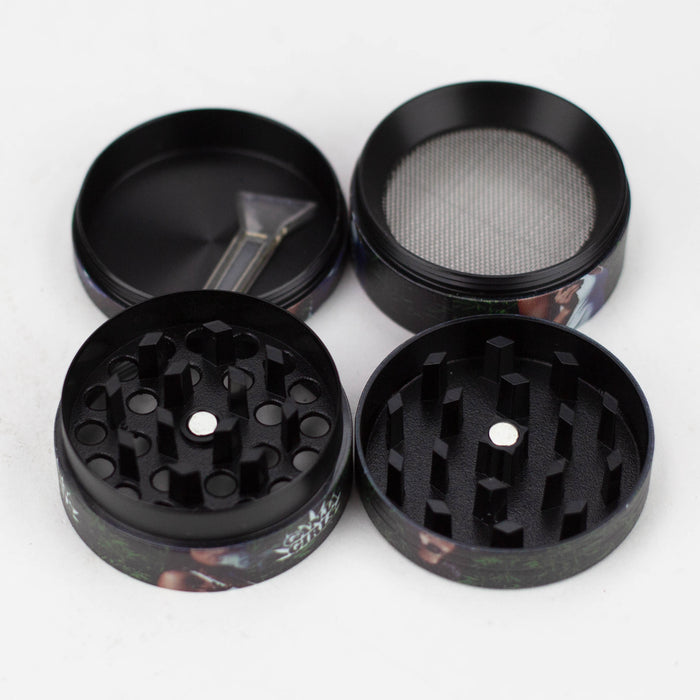 4 Part Cannabis Girl Zinc Grinder Box of 12 [PH6915-GG-2] Display Pack Canadian Distributor