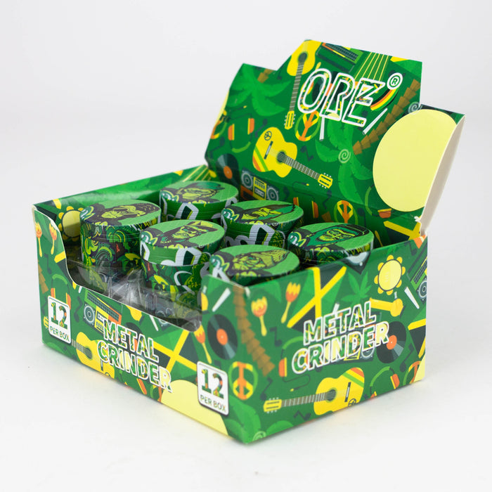 Hybrid 4 Part Gorilla Zinc Grinder Box of 12 [GRS-6915] Display Pack Canadian Distributor