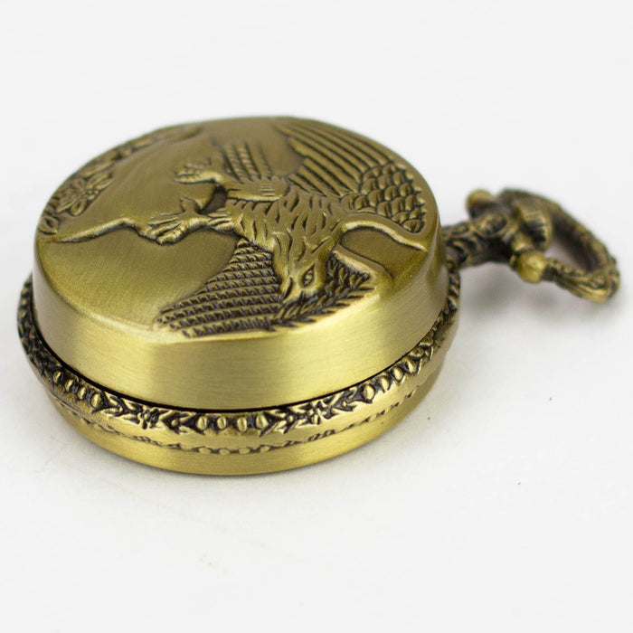Pocket Watch 3 Parts Grinder Box of 12 [PH1859] Herb Grinder Canadian Distributor