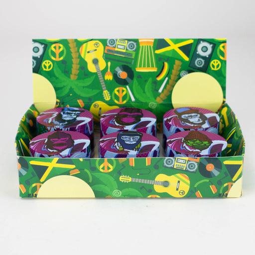 Indica 4 Part Gorilla Zinc Grinder Box of 6 [GRS-6918] Display Pack Canadian Distributor