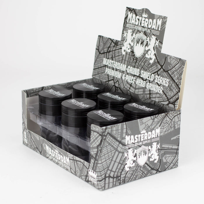 Masterdam | 4 Part Grinder Box of 12 [CNC50-4-MD] Herb Grinder Canadian Distributor