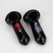 3" Black & Skull Pack of 2 Glass Pipe JJ Distribution