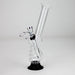 8" stripe acrylic water pipe [SV10] Bongs JJ Distribution