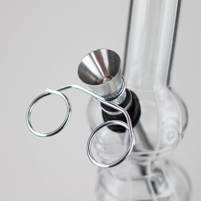 8" stripe acrylic water pipe [SV10]