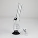 8" stripe acrylic water pipe [SV10] Bongs JJ Distribution