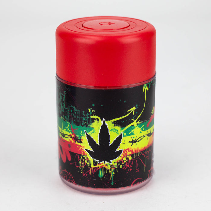 LED Plastic Stash Jars with cartoon Designs Box of 6 [SL19] Jar Canadian Distributor