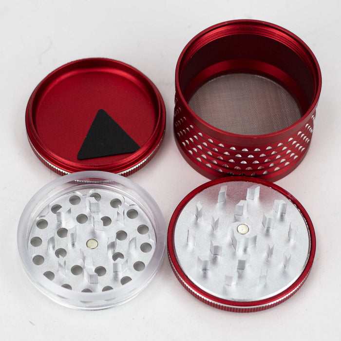 Heavy-duty 4 Part Aluminium Grinder Box of 6 [G781] Display Pack Canadian Distributor