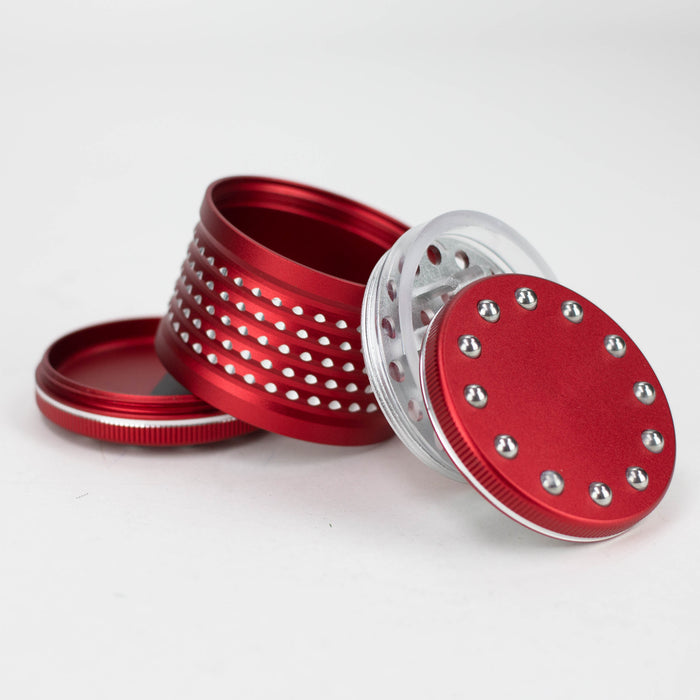 Heavy-duty 4 Part Aluminium Grinder Box of 6 [G781] Display Pack Canadian Distributor