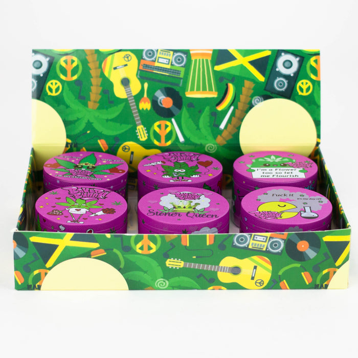 Bake Bunny 4 Part Zinc Grinder Box of 6 [PH6918-BB] Display Pack Canadian Distributor