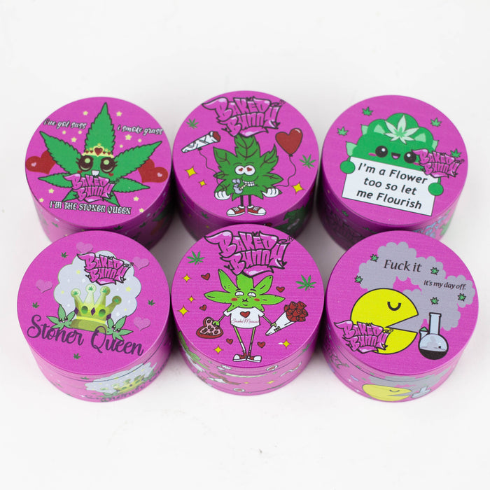 Bake Bunny 4 Part Zinc Grinder Box of 6 [PH6918-BB] Display Pack Canadian Distributor